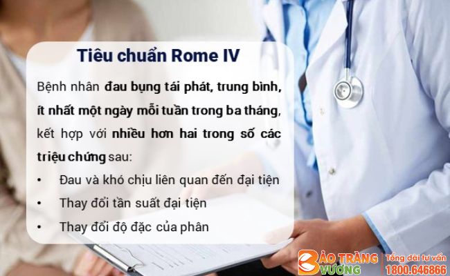 Bác sĩ đánh giá tiêu chí Rome IV
